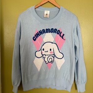 Sanrio Cinnamoroll Light Blue Sweater